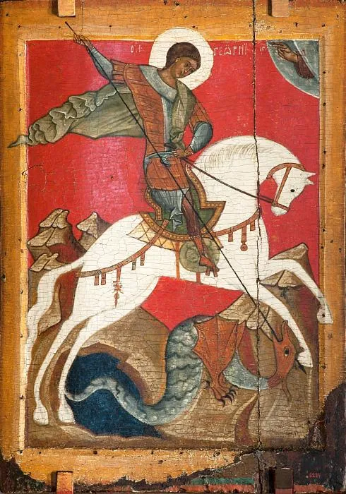 Icon. St George and the Dragon